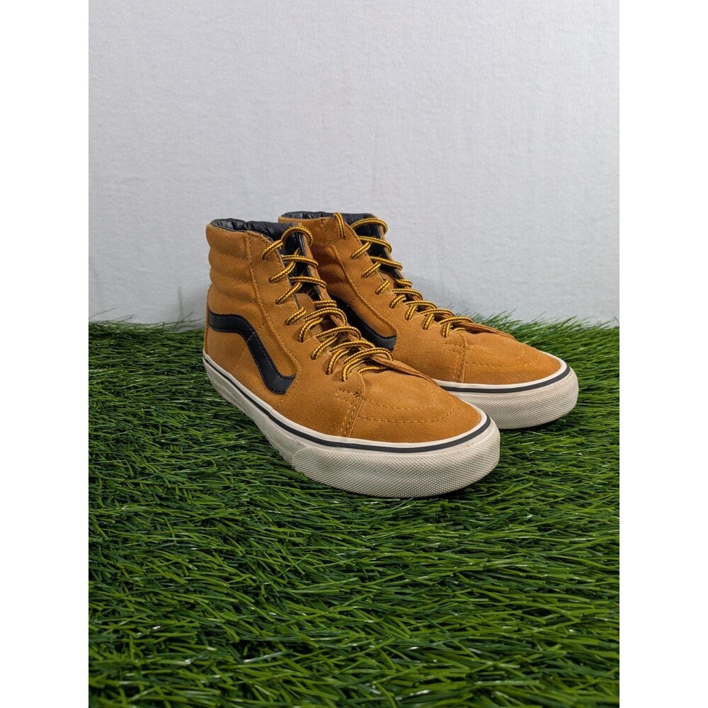 Vans Sk8-Hi Suede High Top Sneaker In Wheat Black Size Men’s 5.5 Women’s 7